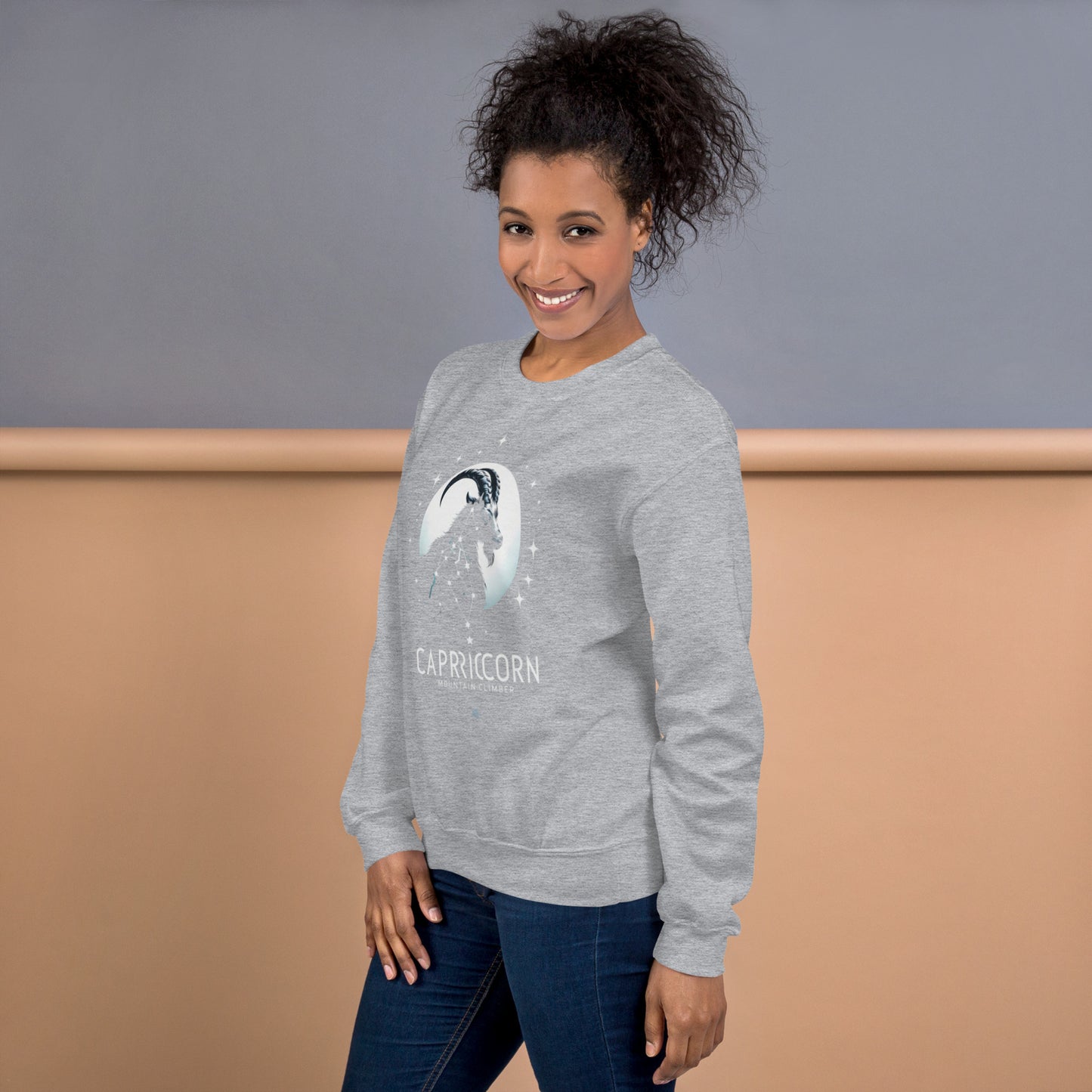 Capricorn Moonlit Ascent Unisex Sweatshirt