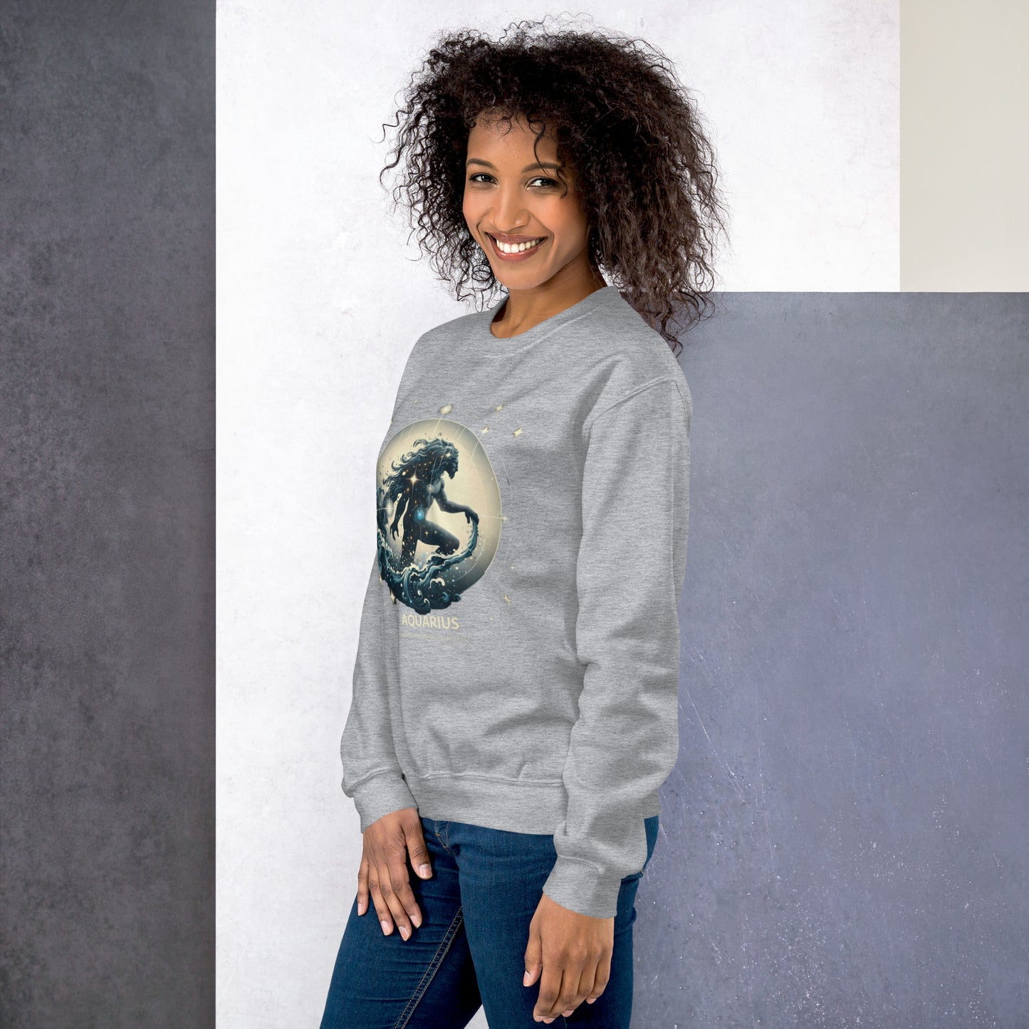 Aquarius Lunar Breeze Unisex Sweatshirt