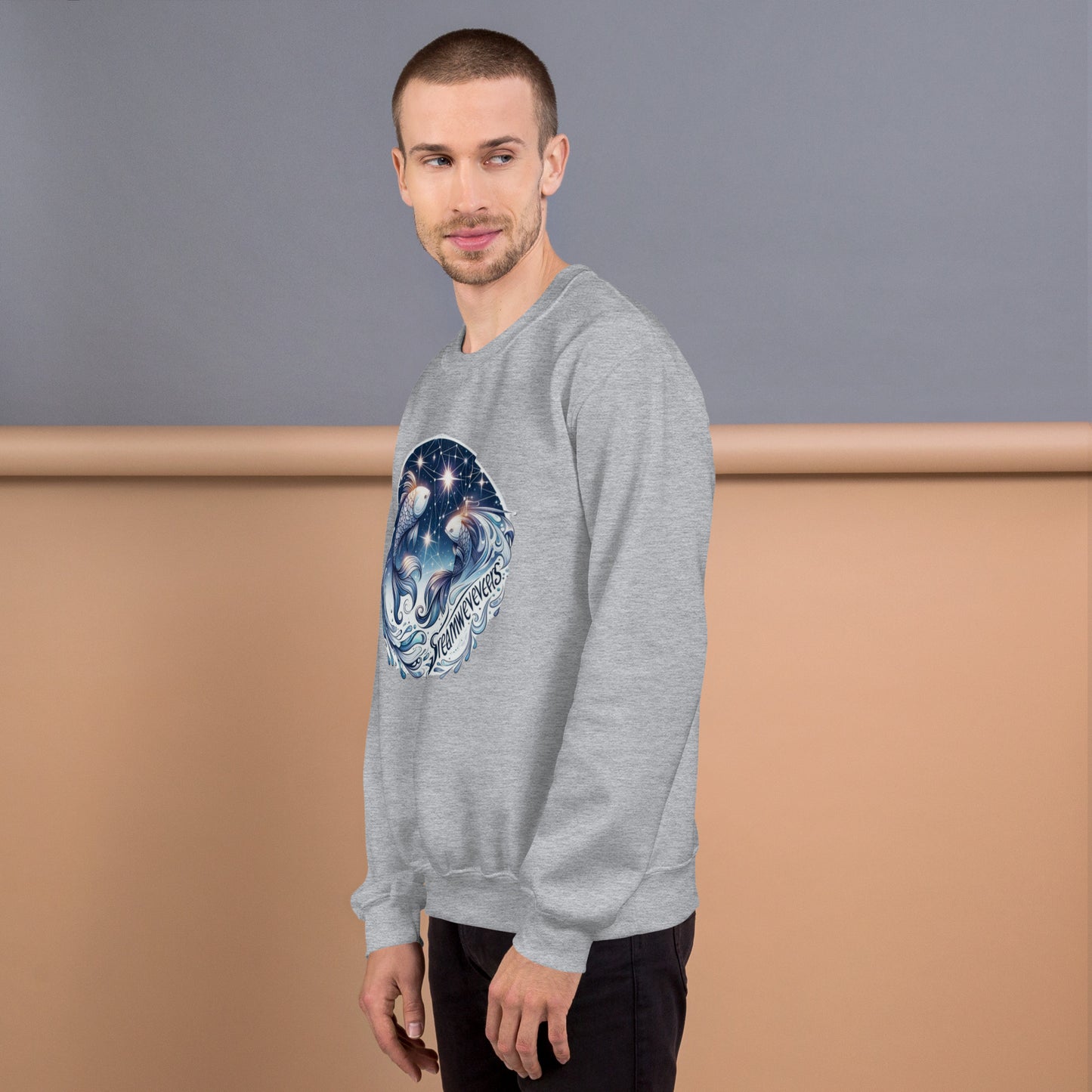 Pisces Celestial Harmony Unisex Sweatshirt