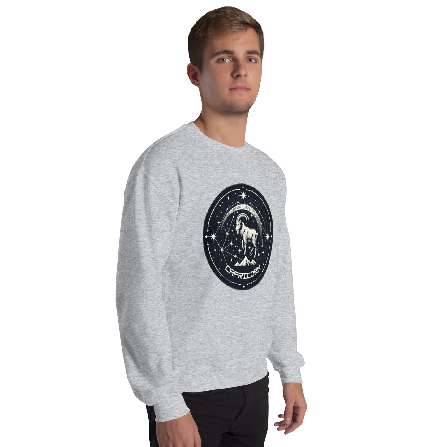 Capricorn Zodiac Wheel Unisex Sweatshirt