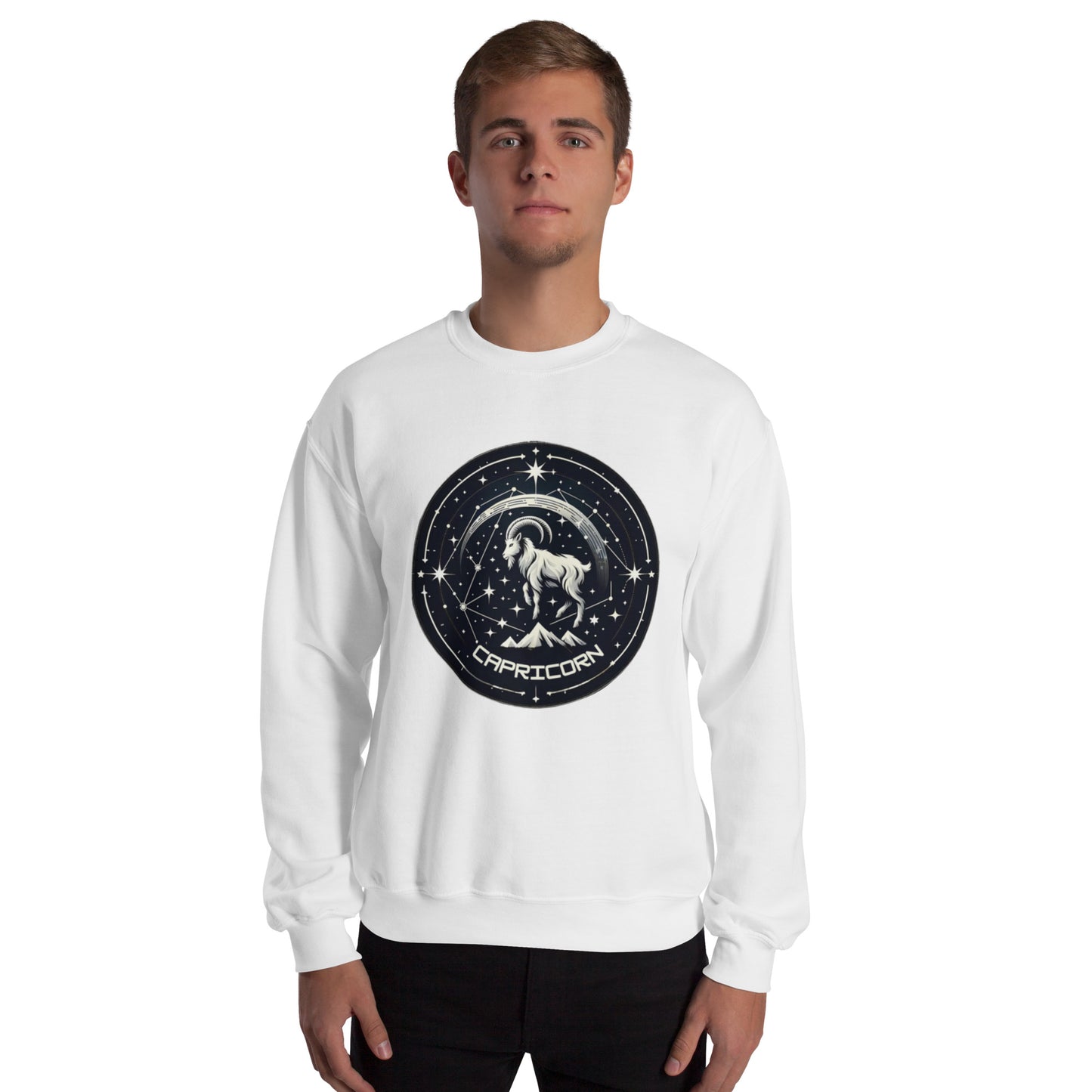 Capricorn Zodiac Wheel Unisex Sweatshirt