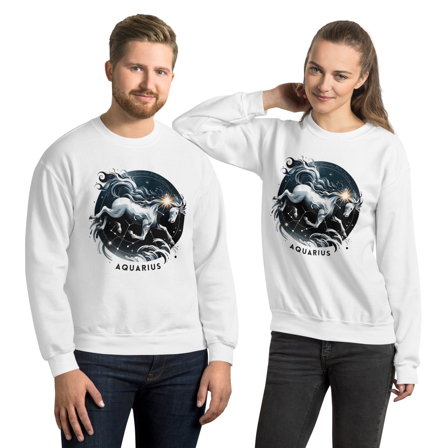 Aquarius Ethereal Flow Unisex Sweatshirt