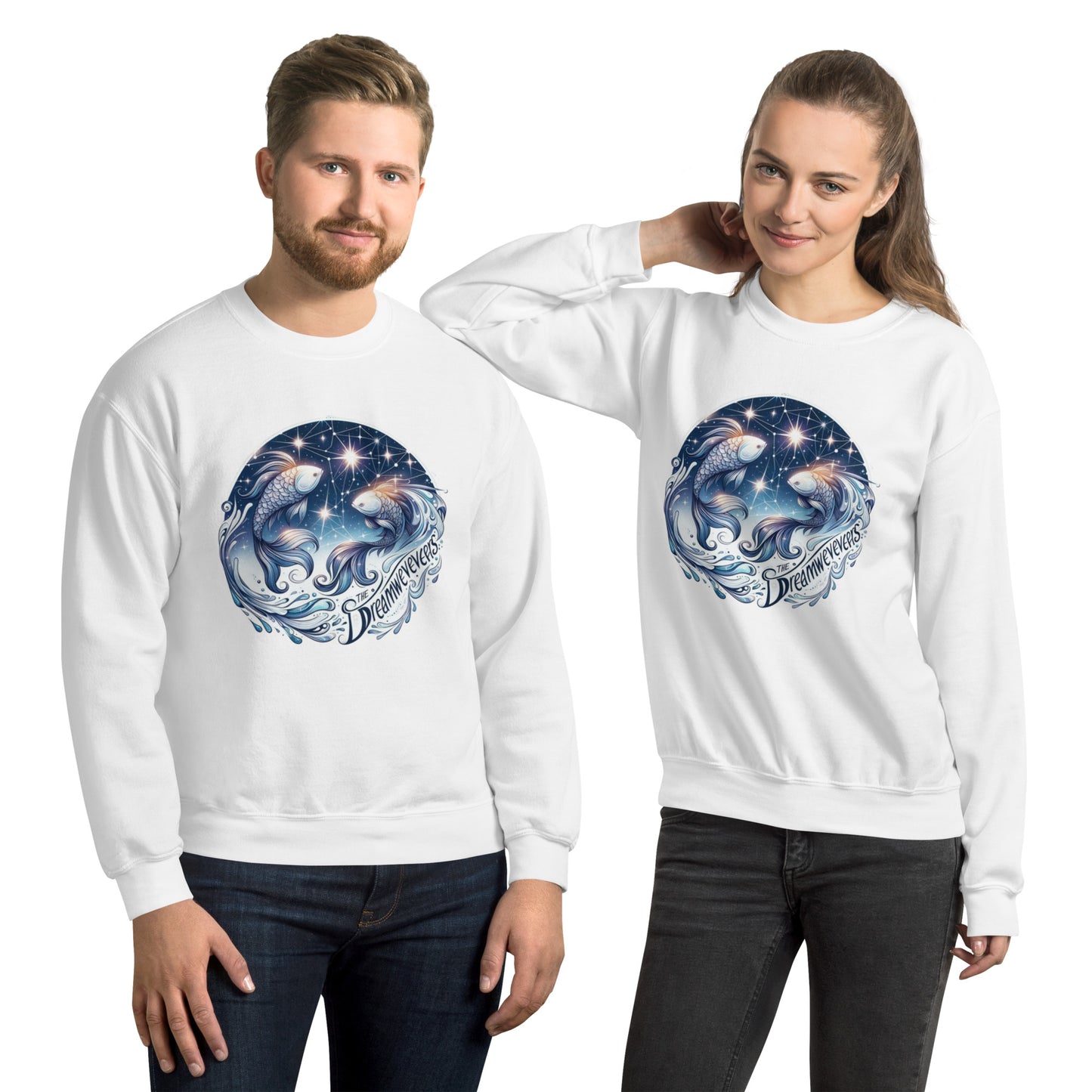 Pisces Celestial Harmony Unisex Sweatshirt