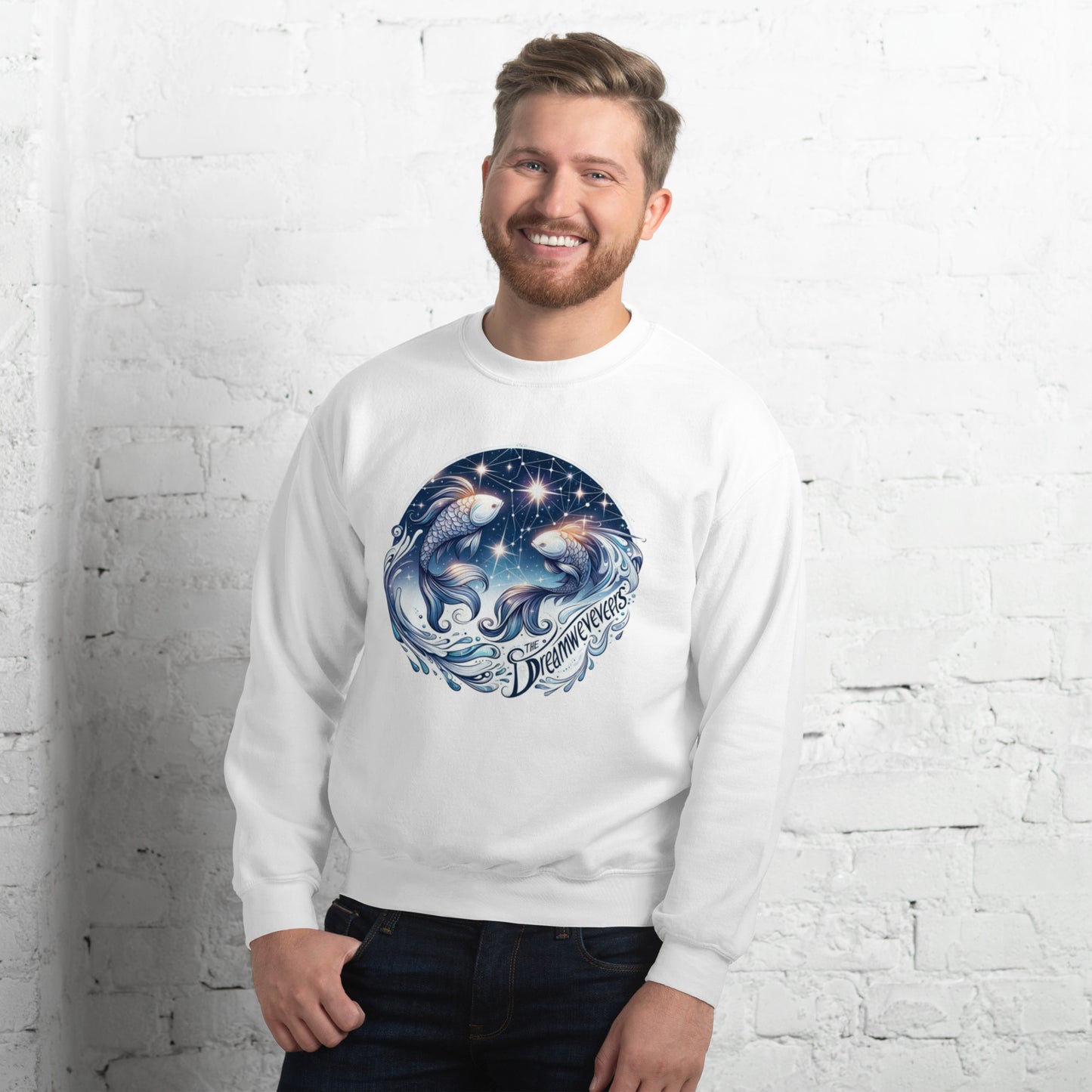 Pisces Celestial Harmony Unisex Sweatshirt