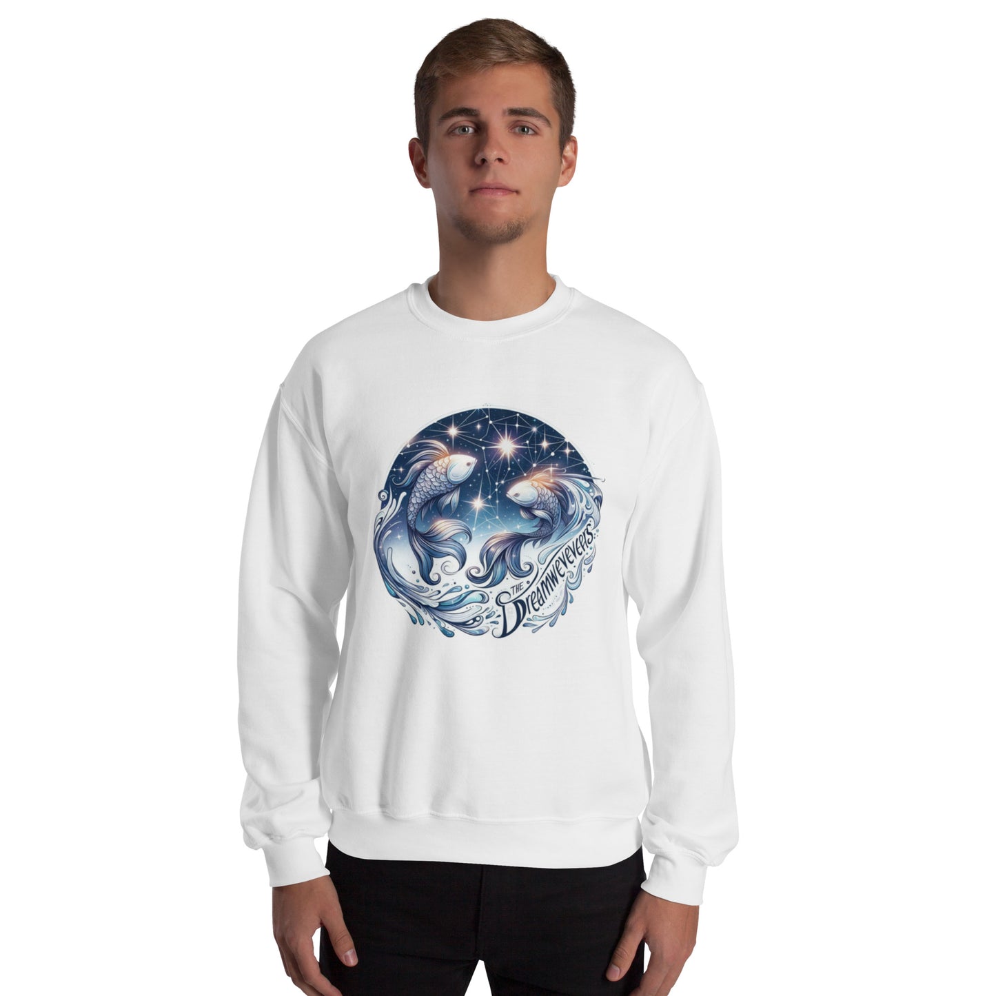 Pisces Celestial Harmony Unisex Sweatshirt