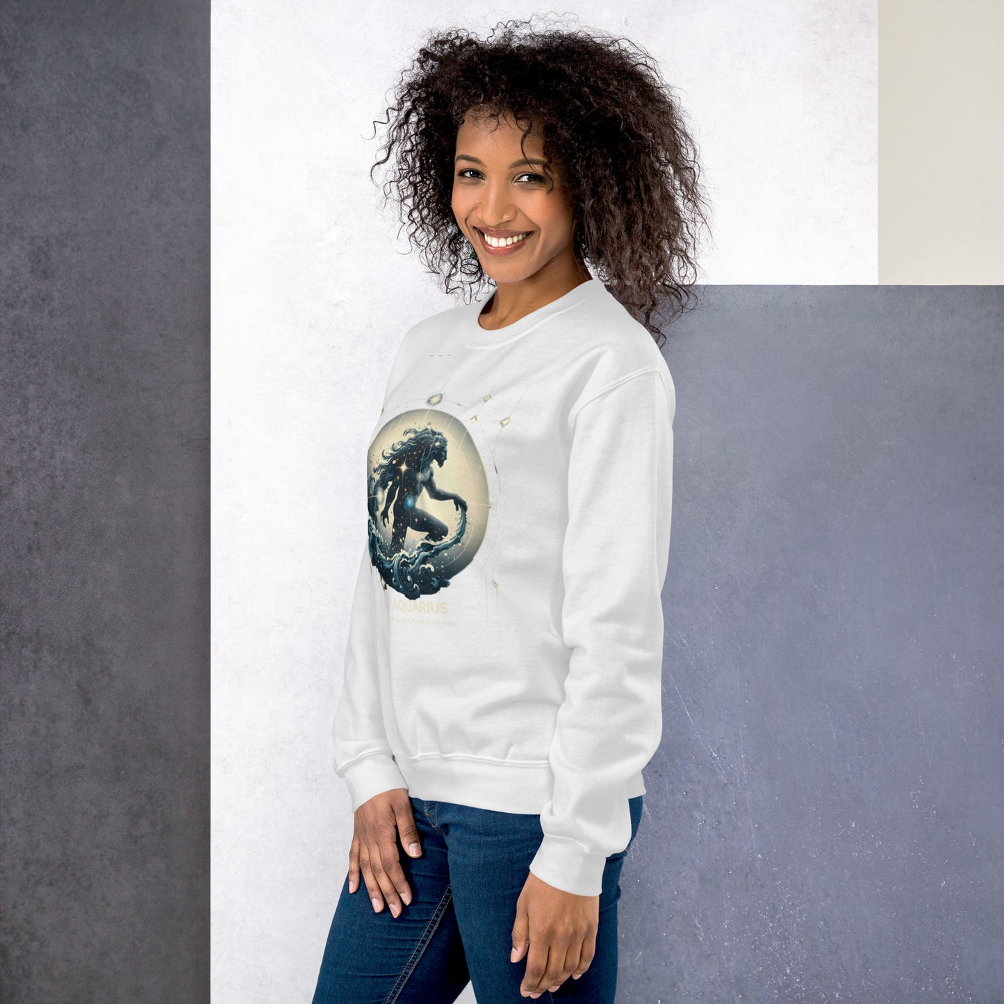 Aquarius Lunar Breeze Unisex Sweatshirt