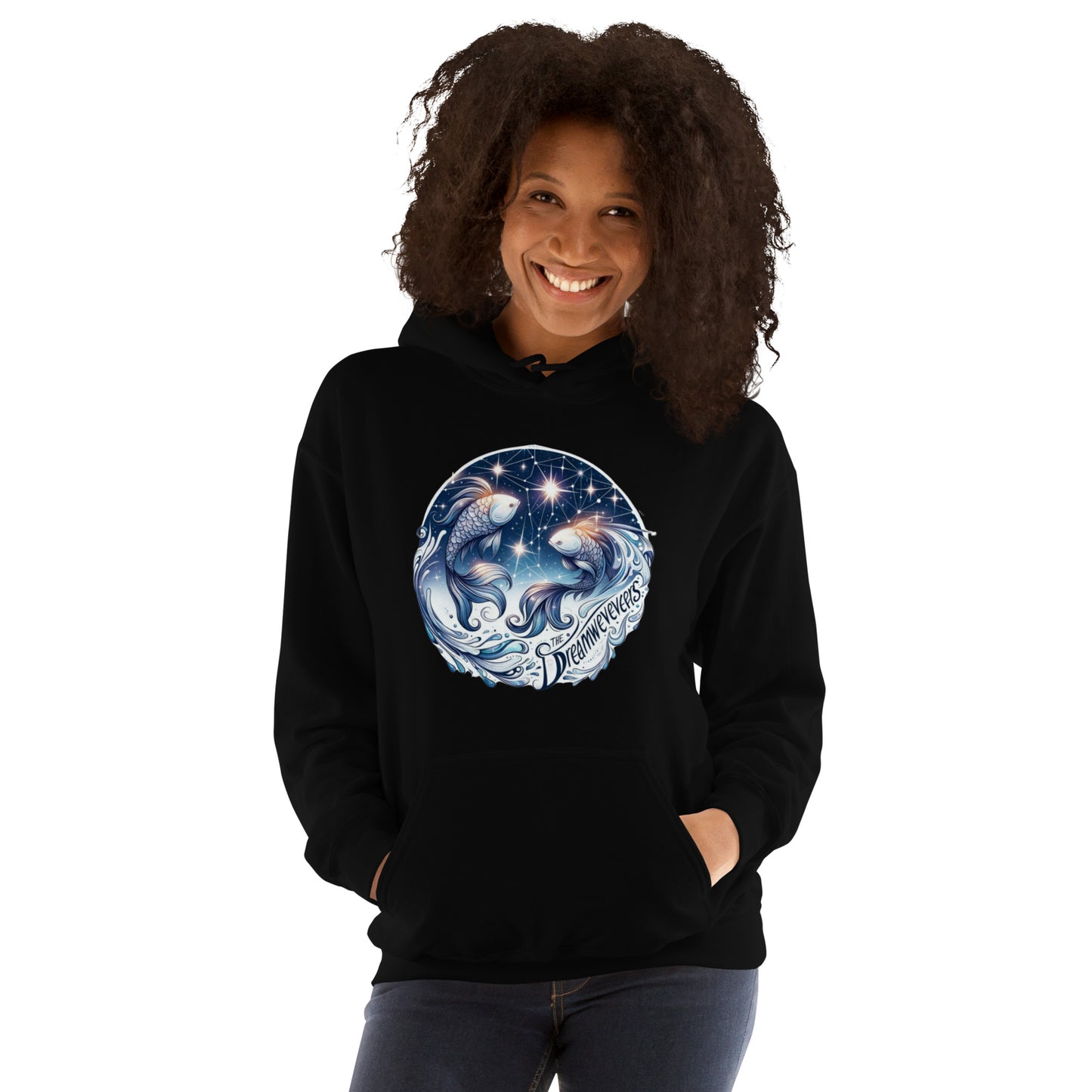 Unisex Mystic Pisces Dreamweaver Hoodie - A Celestial Embrace