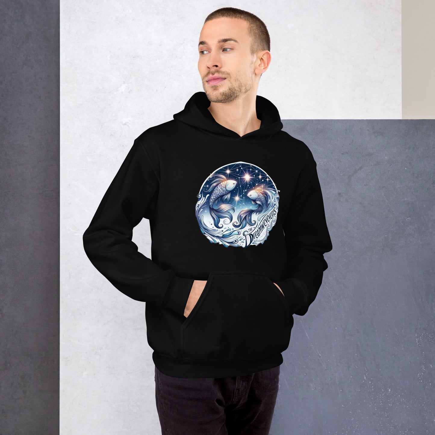 Unisex Mystic Pisces Dreamweaver Hoodie - A Celestial Embrace