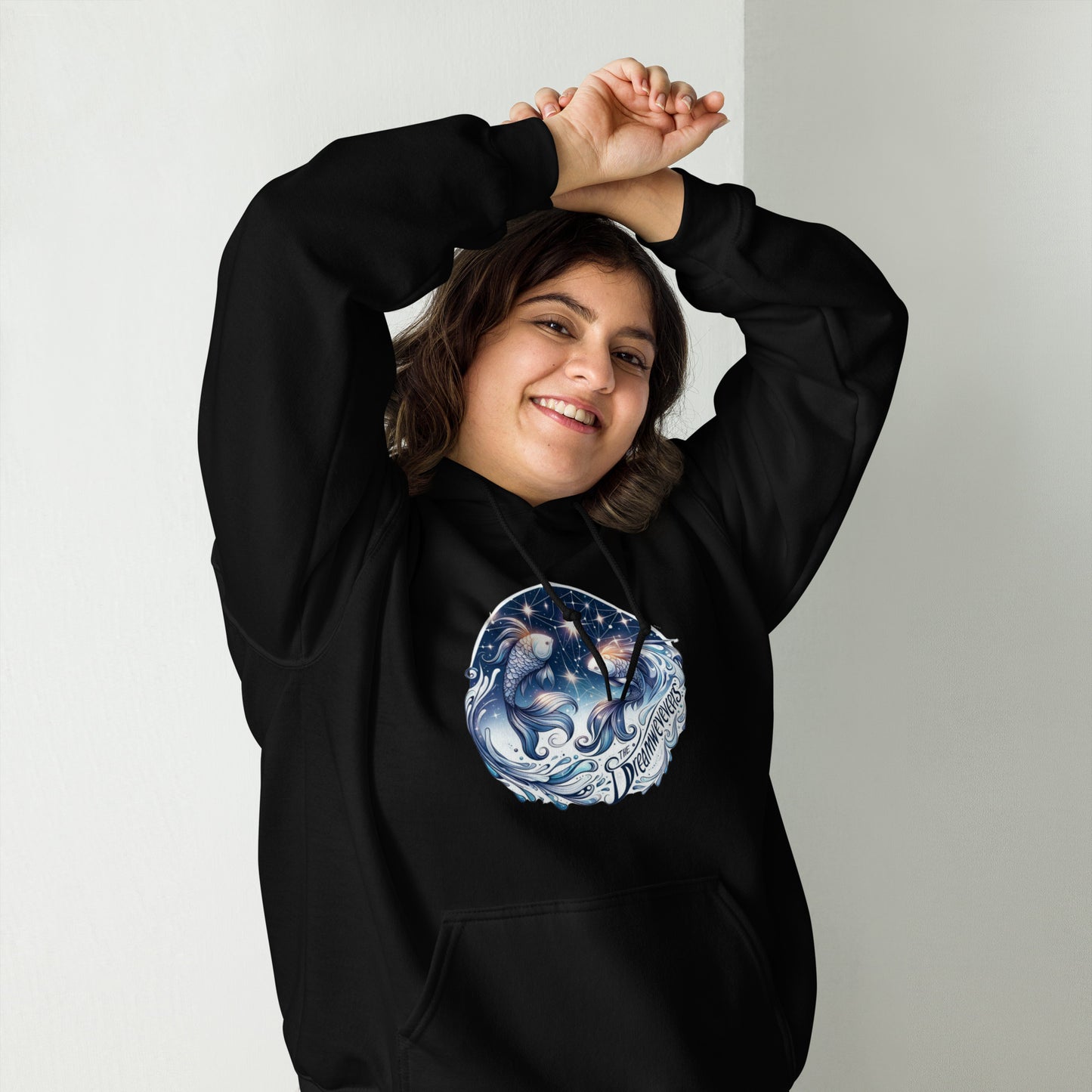 Unisex Mystic Pisces Dreamweaver Hoodie - A Celestial Embrace