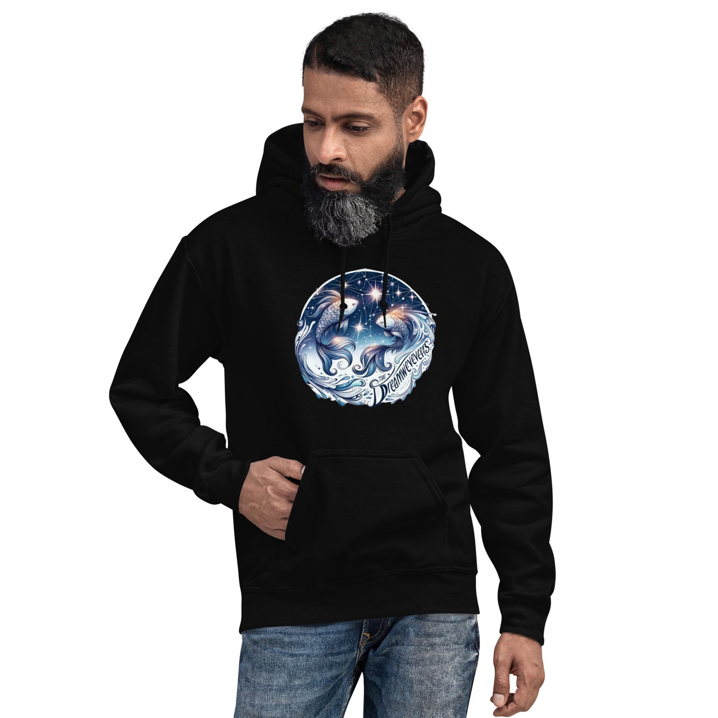 Unisex Mystic Pisces Dreamweaver Hoodie - A Celestial Embrace