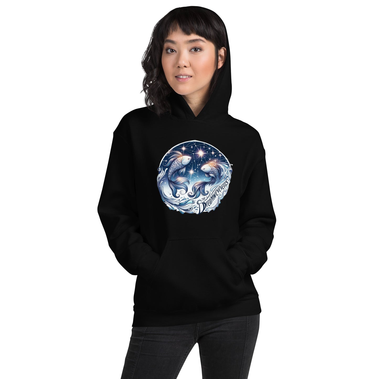 Unisex Mystic Pisces Dreamweaver Hoodie - A Celestial Embrace