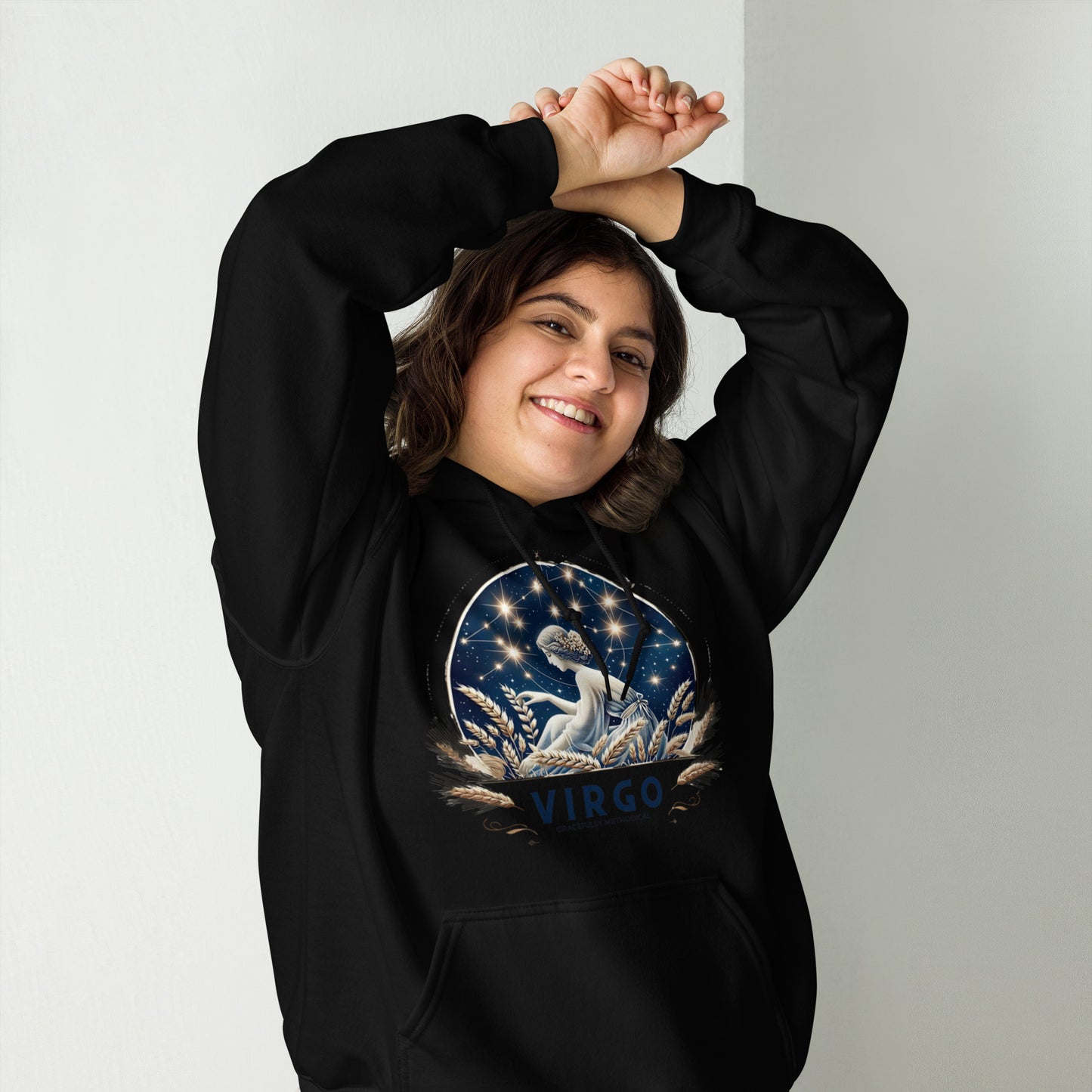 Unisex Virgo Harvest Moon Hoodie – A Tribute to Diligent Souls