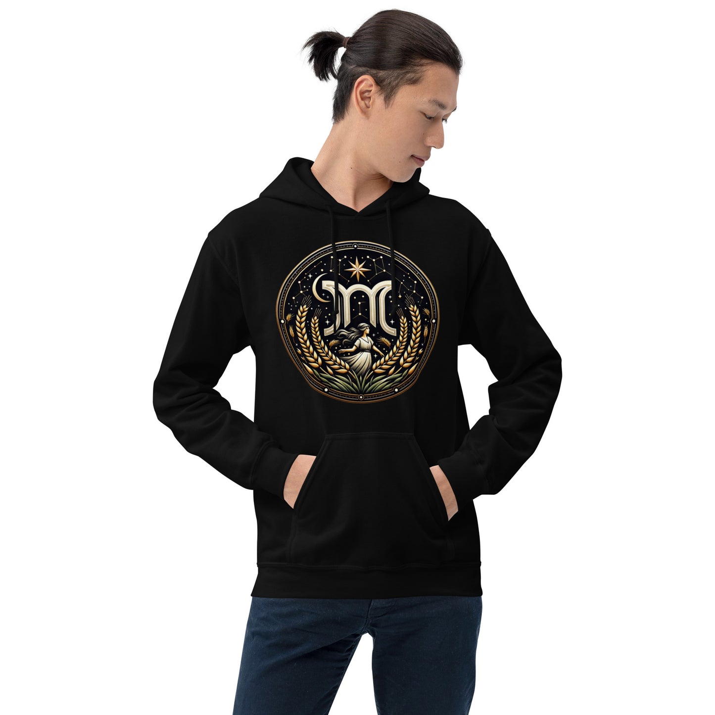 Unisex Virgo Starry Wisdom Crewneck – Embrace Your Inner Sage