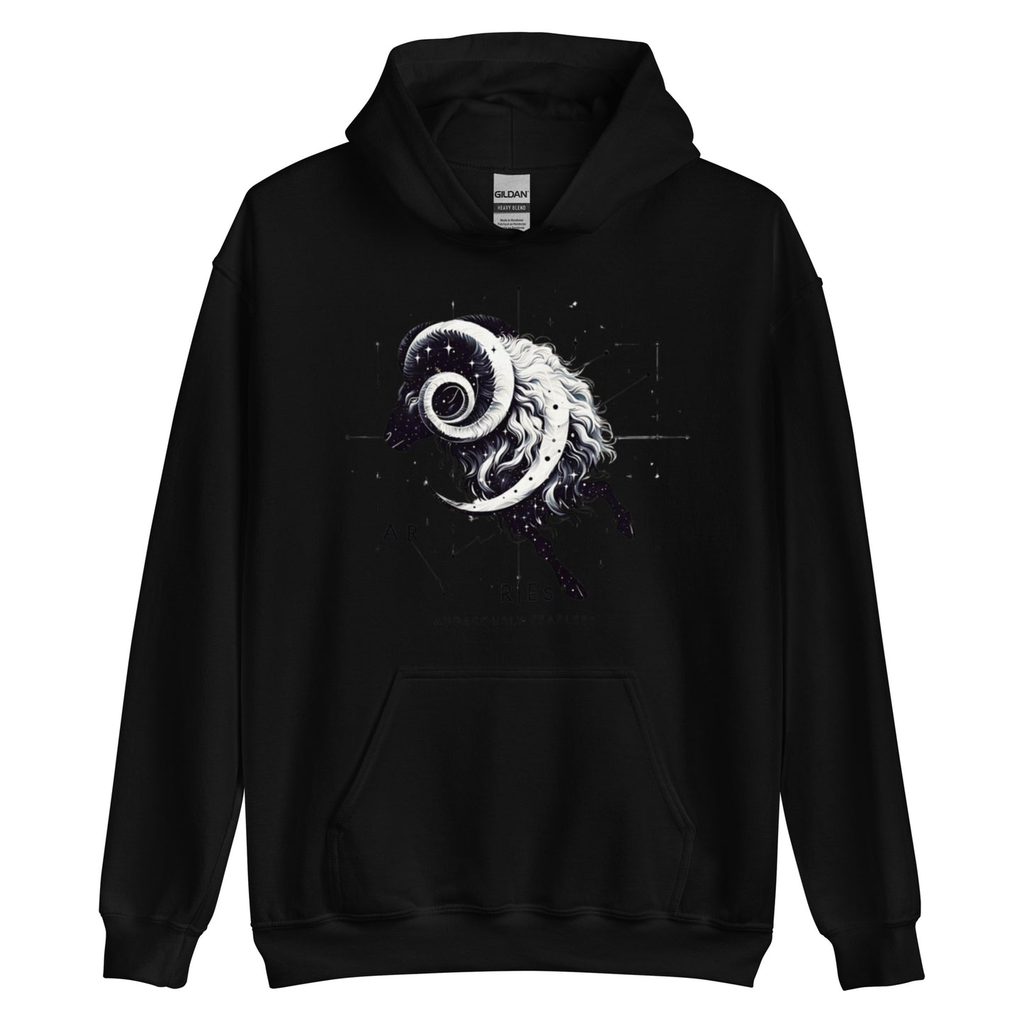 Unisex Aries Unveiled Hoodie - Celestial Fleece for the Bold