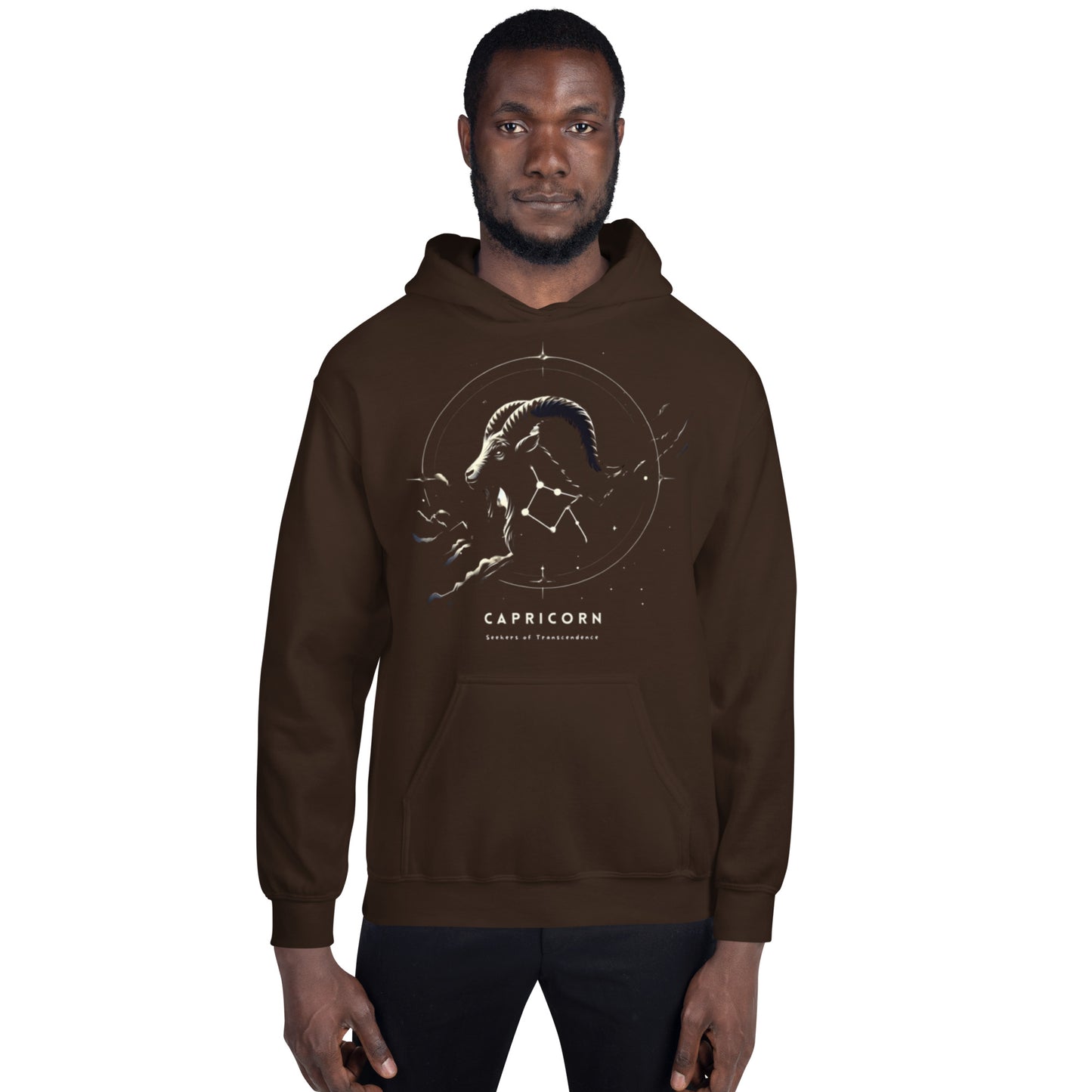 Unisex Starry Capricorn Sweater - Seeker's Silhouette