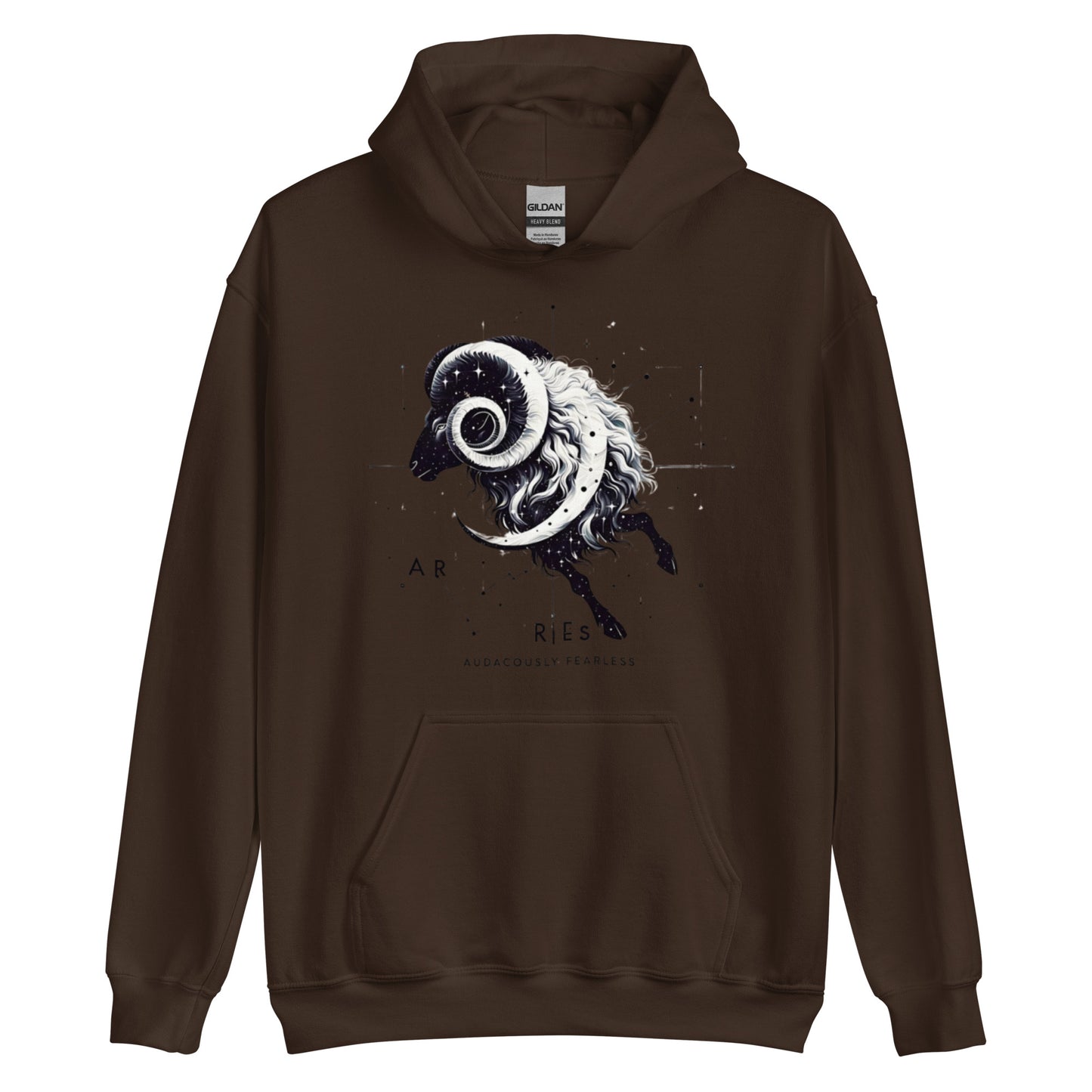 Unisex Aries Unveiled Hoodie - Celestial Fleece for the Bold