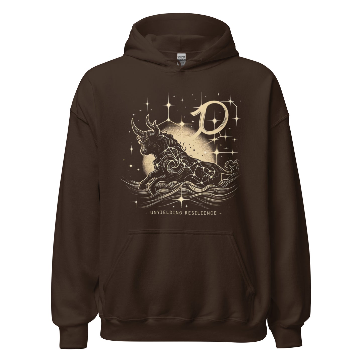 Unisex Stellar Taurus Hoodie - Embrace the Moon's Glow