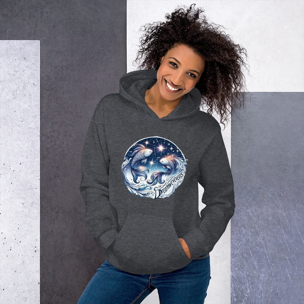 Unisex Mystic Pisces Dreamweaver Hoodie - A Celestial Embrace