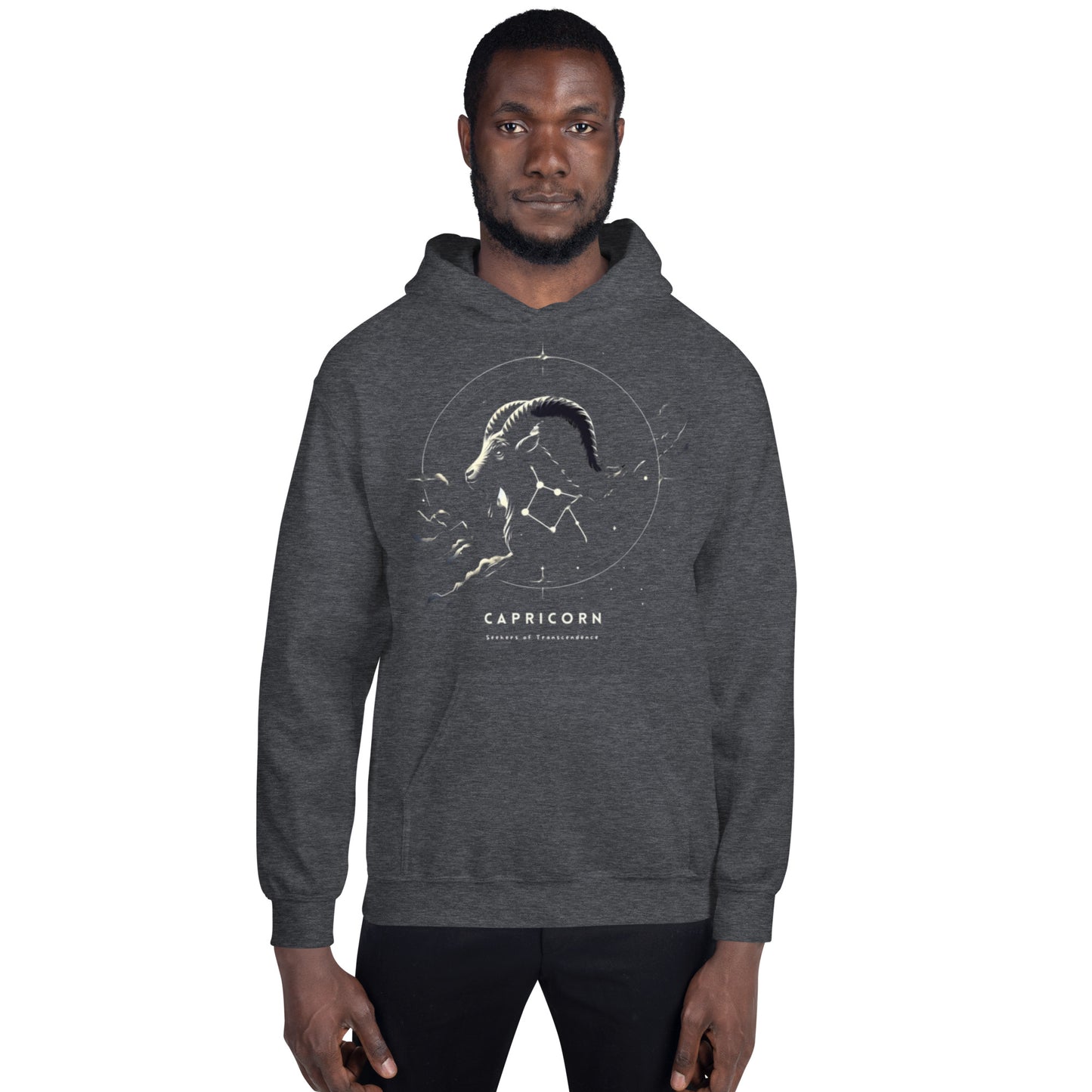 Unisex Starry Capricorn Sweater - Seeker's Silhouette