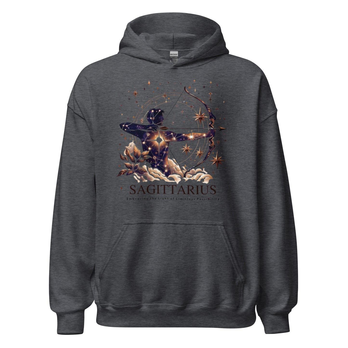 Unisex Starry Sagittarius Hoodie – The Seeker's Constellation Comfort