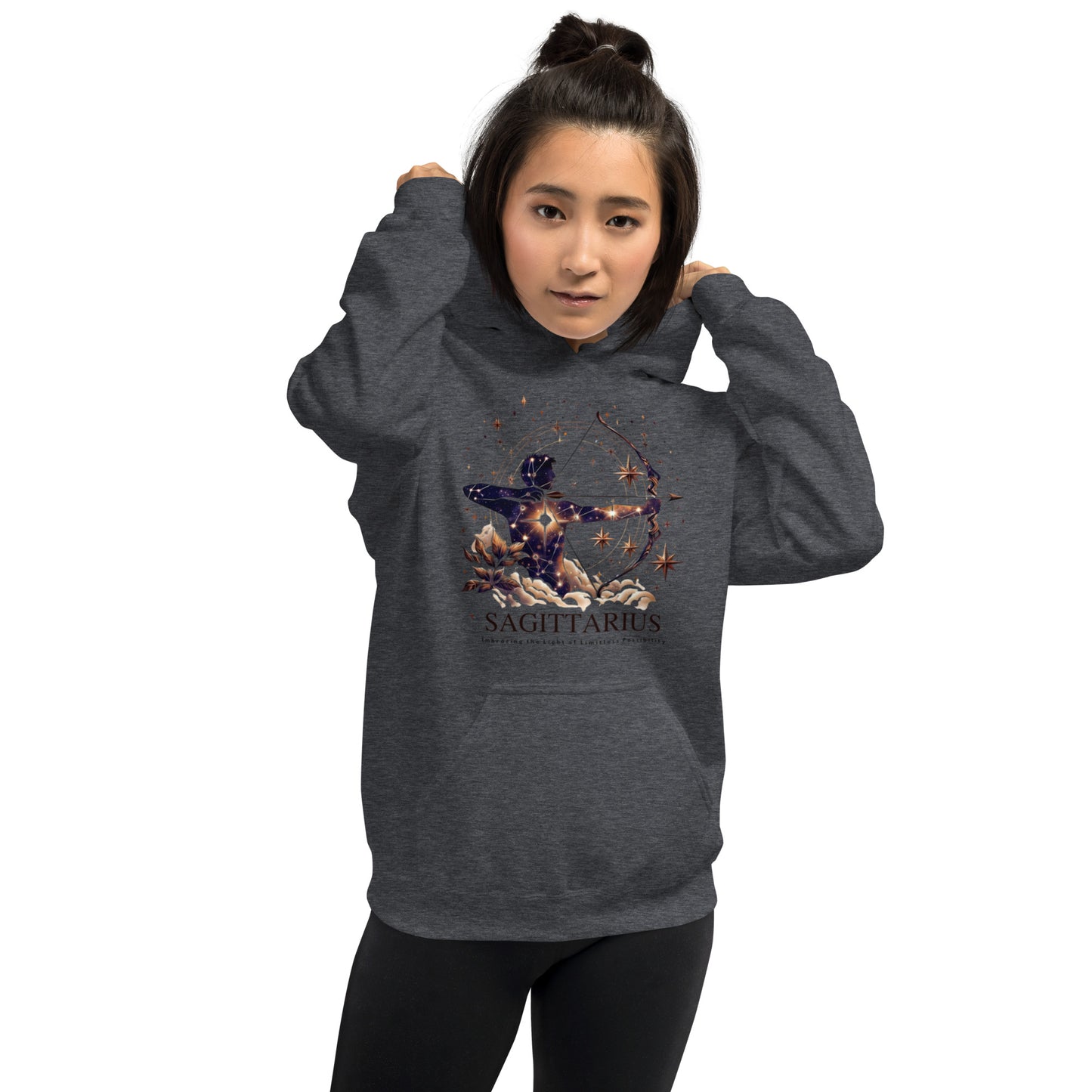 Unisex Starry Sagittarius Hoodie – The Seeker's Constellation Comfort