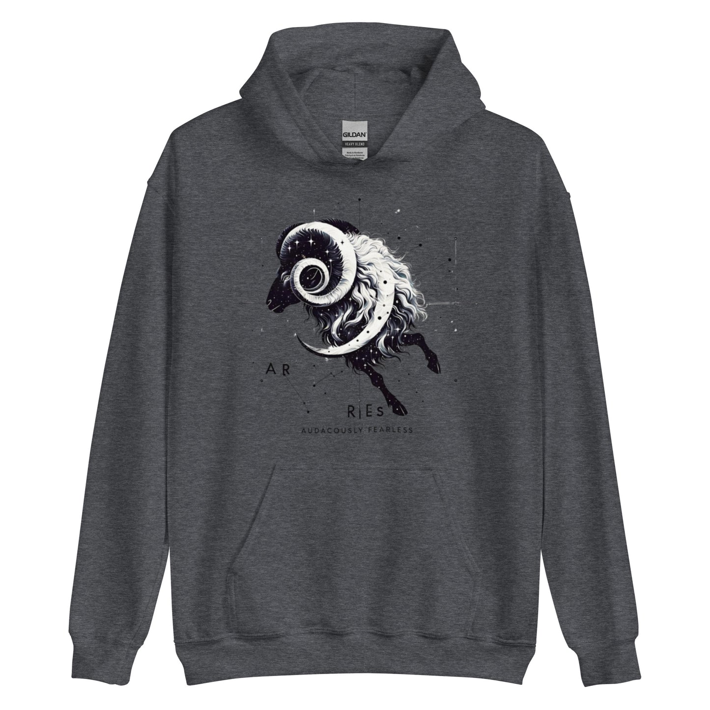 Unisex Aries Unveiled Hoodie - Celestial Fleece for the Bold