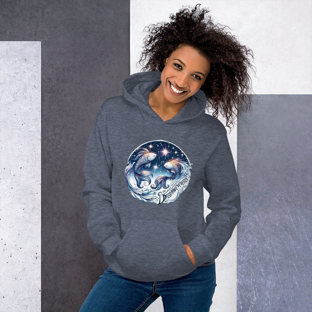 Unisex Mystic Pisces Dreamweaver Hoodie - A Celestial Embrace