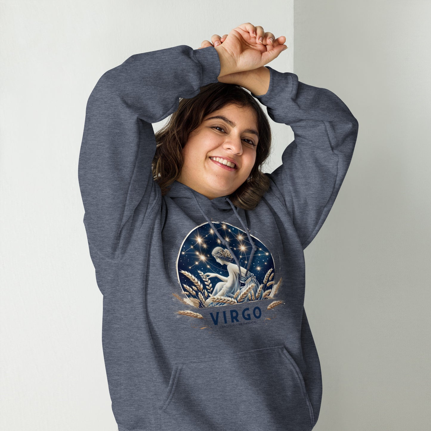 Unisex Virgo Harvest Moon Hoodie – A Tribute to Diligent Souls