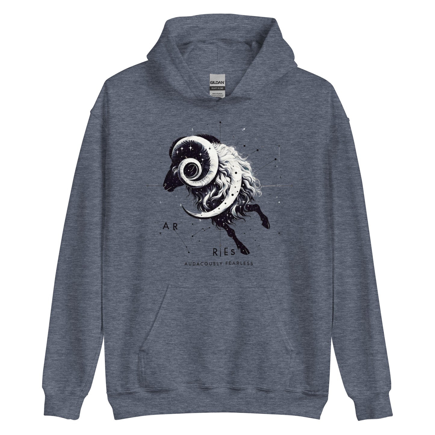 Unisex Aries Unveiled Hoodie - Celestial Fleece for the Bold