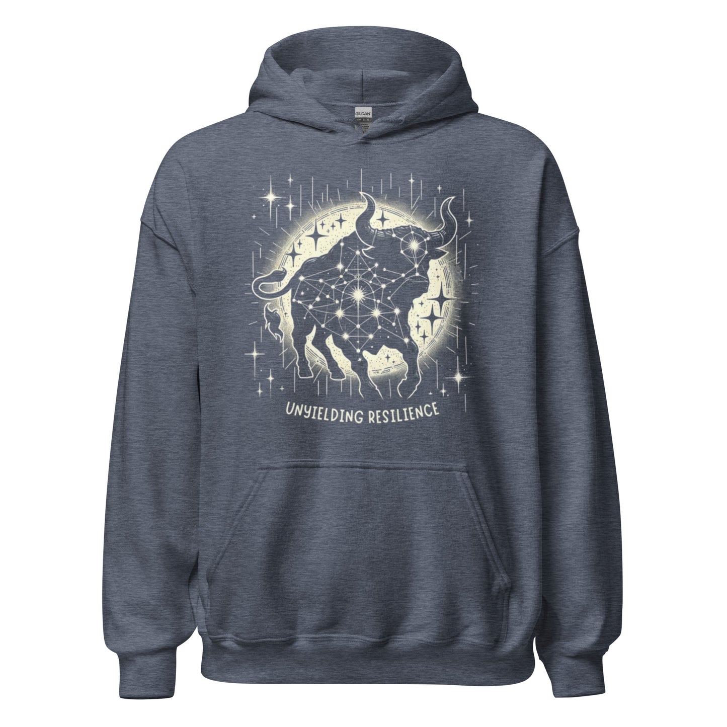 Unisex Constellation Taurus Hoodie - Unyielding Resilience