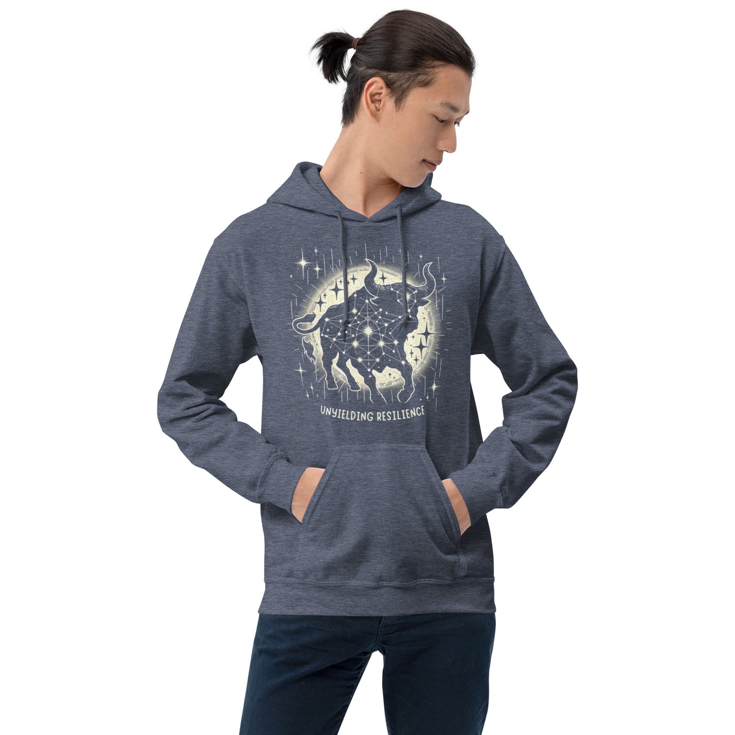 Unisex Constellation Taurus Hoodie - Unyielding Resilience