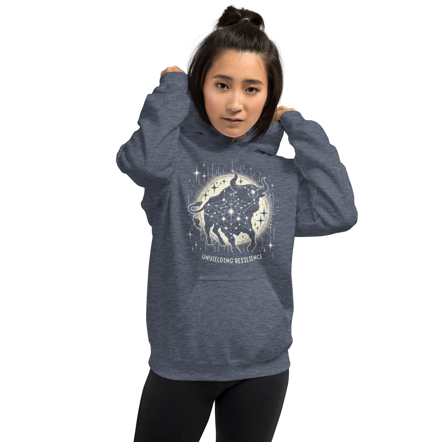 Unisex Constellation Taurus Hoodie - Unyielding Resilience