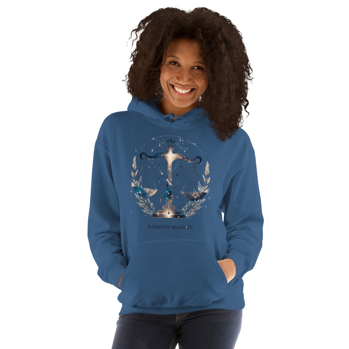 Unisex Libra Hoodie - Balance and Beauty in Harmony