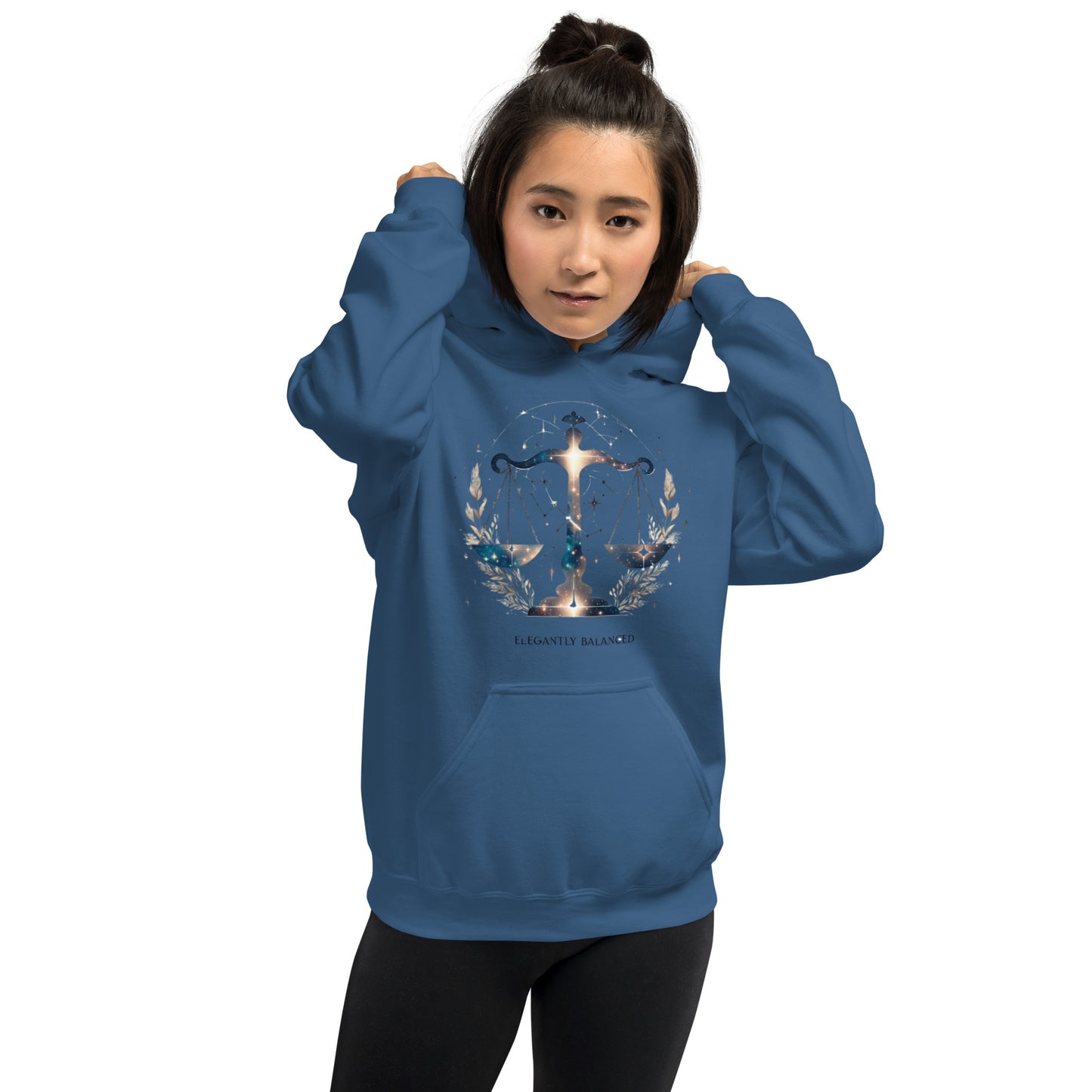 Unisex Libra Hoodie - Balance and Beauty in Harmony