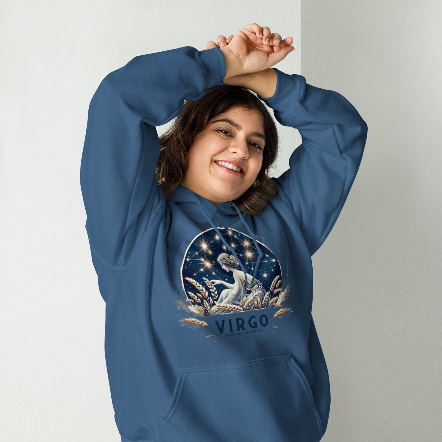 Unisex Virgo Harvest Moon Hoodie – A Tribute to Diligent Souls