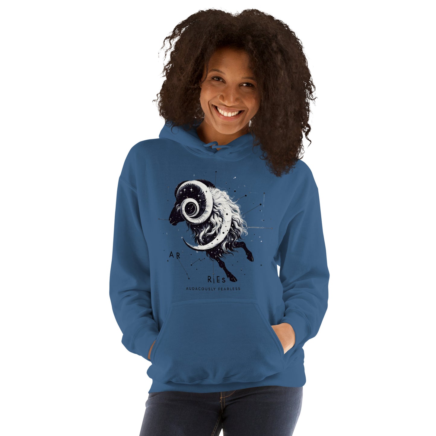 Unisex Aries Unveiled Hoodie - Celestial Fleece for the Bold