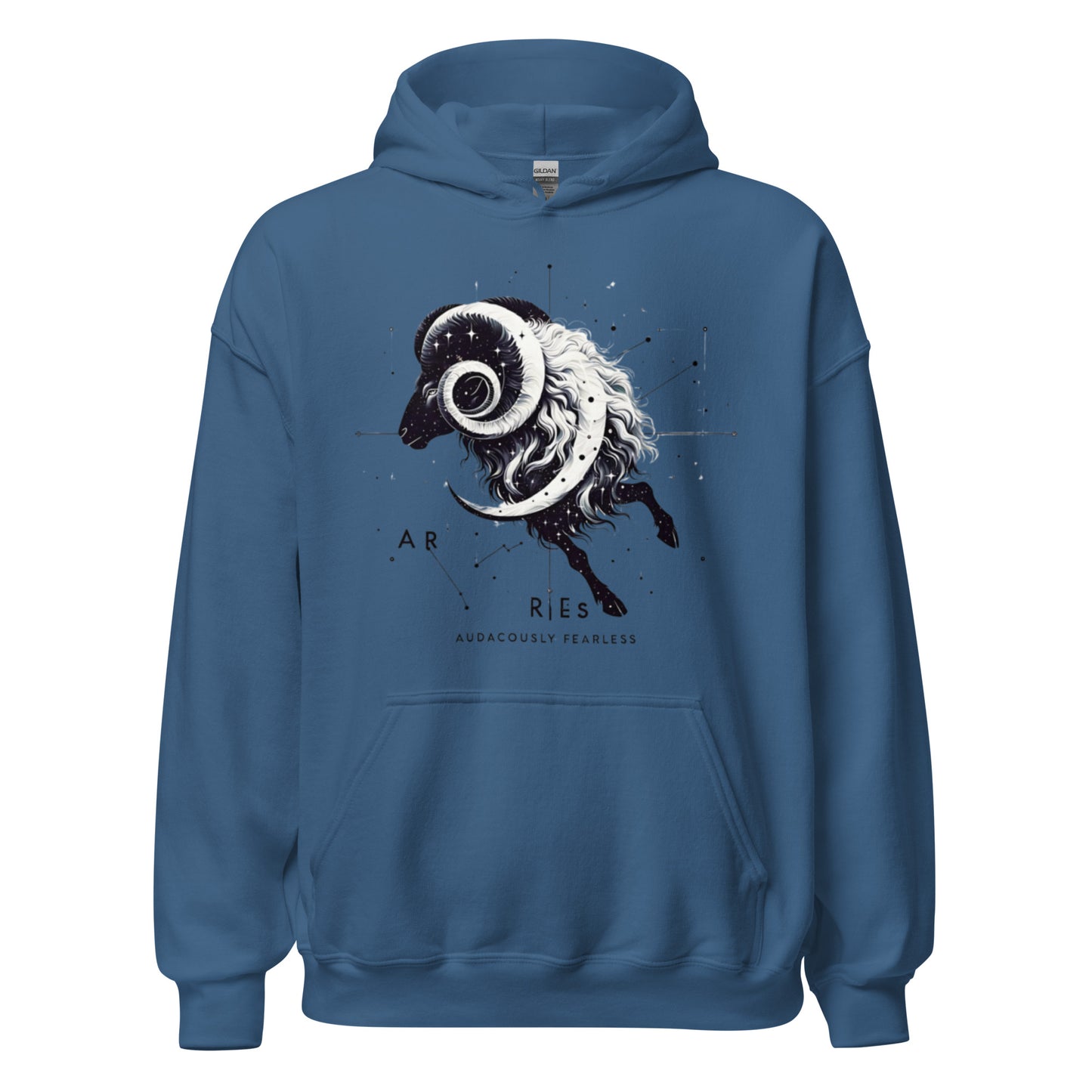 Unisex Aries Unveiled Hoodie - Celestial Fleece for the Bold