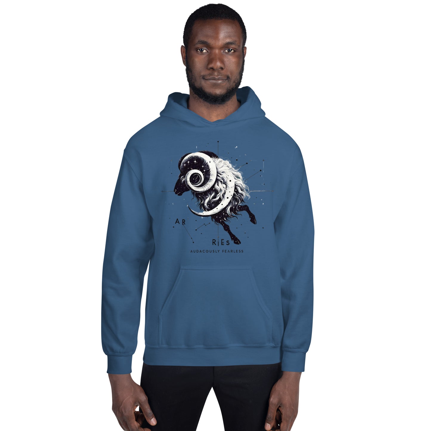 Unisex Aries Unveiled Hoodie - Celestial Fleece for the Bold