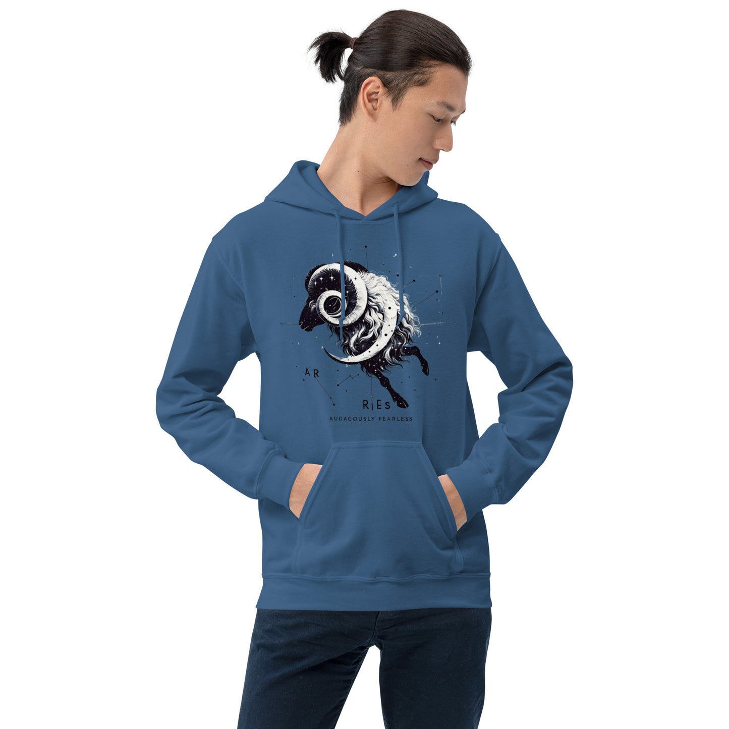 Unisex Aries Unveiled Hoodie - Celestial Fleece for the Bold