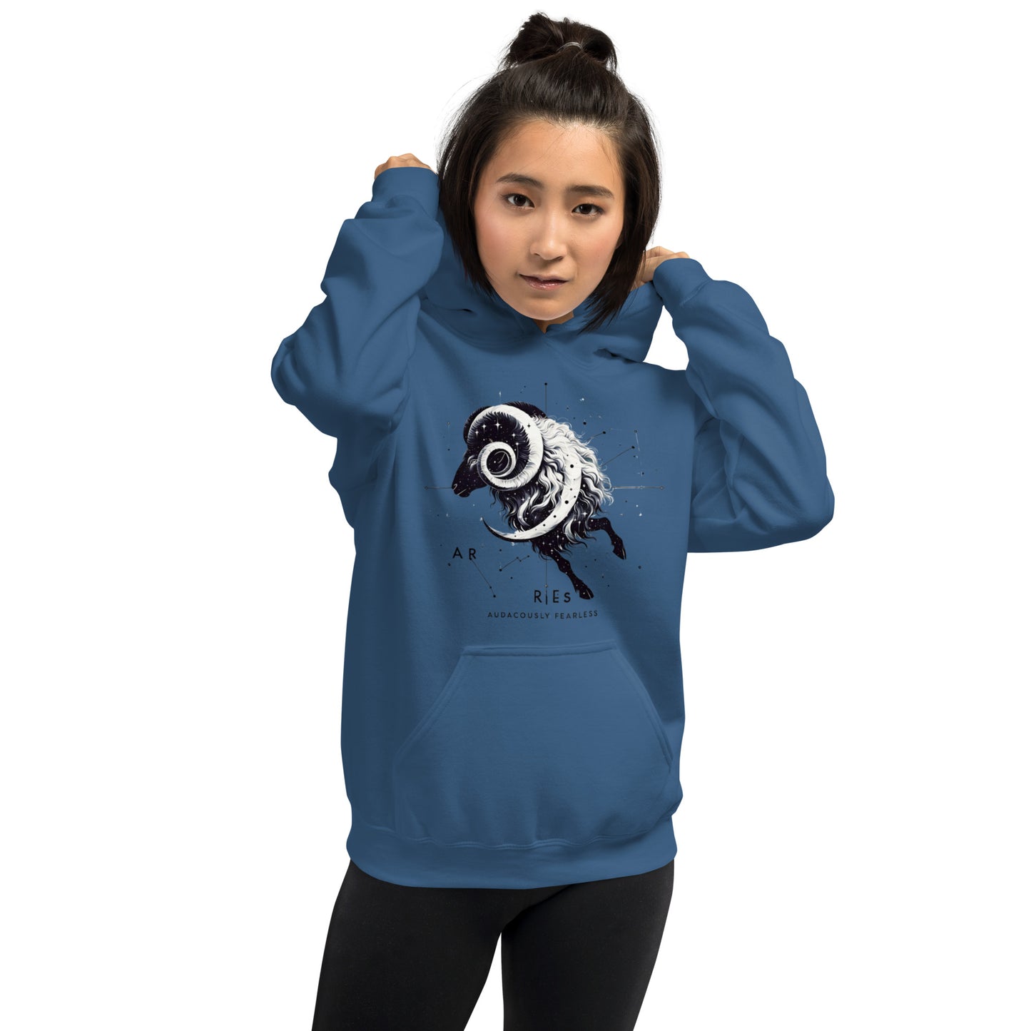 Unisex Aries Unveiled Hoodie - Celestial Fleece for the Bold