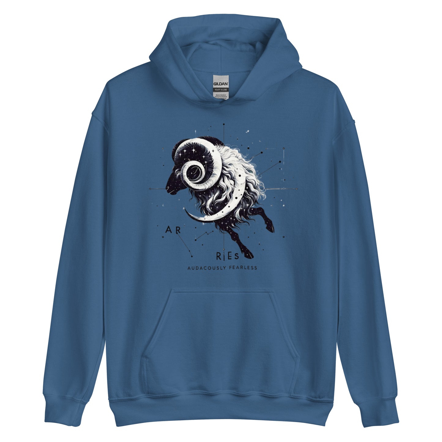 Unisex Aries Unveiled Hoodie - Celestial Fleece for the Bold