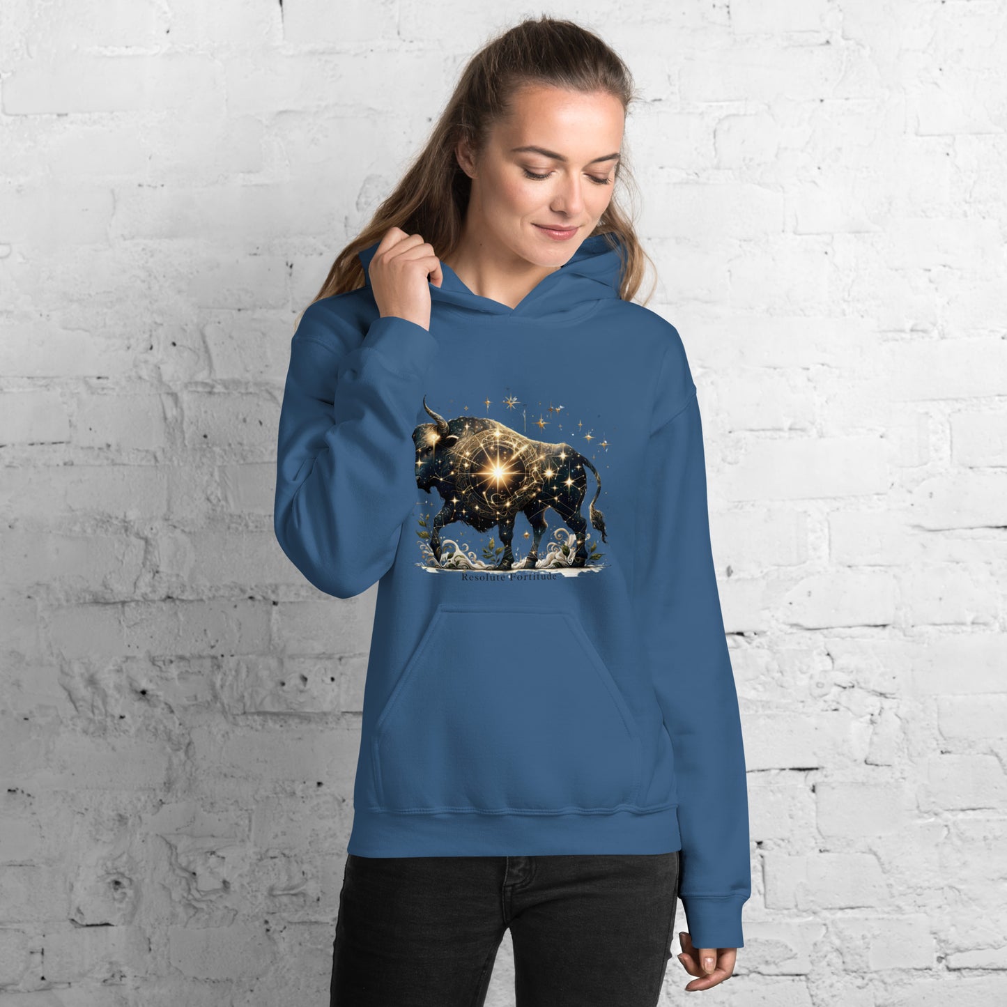 Unisex Celestial Taurus Hoodie - Cosmic Strength