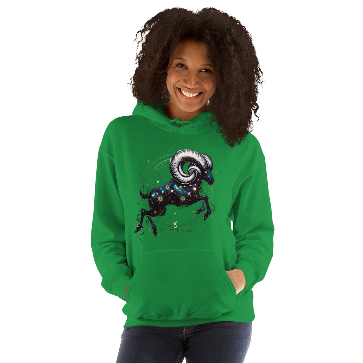 Unisex Aries Zodiac Hoodie - Embodiment of Audacious Spirit