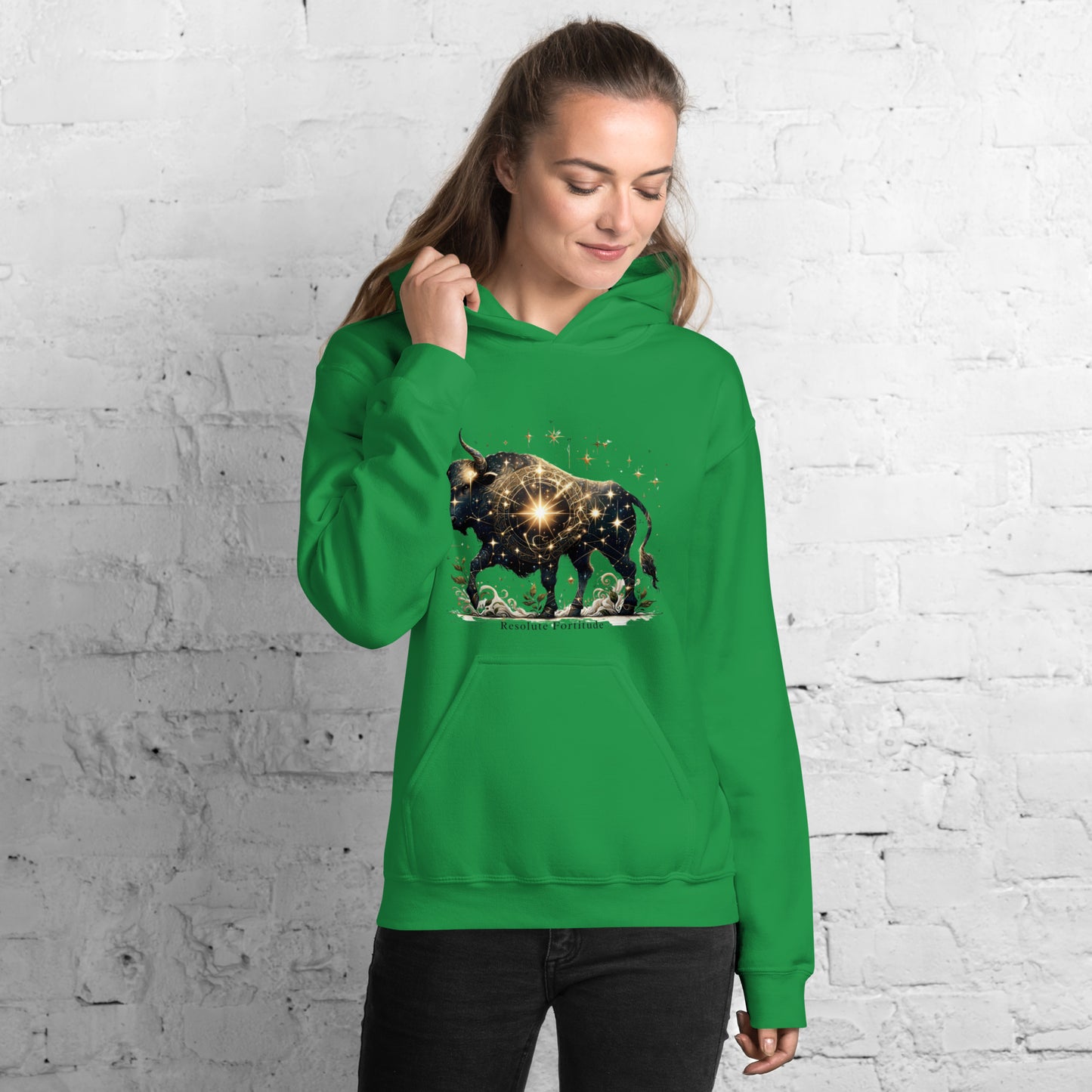 Unisex Celestial Taurus Hoodie - Cosmic Strength