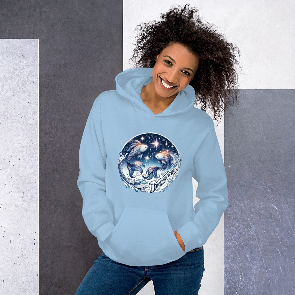 Unisex Mystic Pisces Dreamweaver Hoodie - A Celestial Embrace