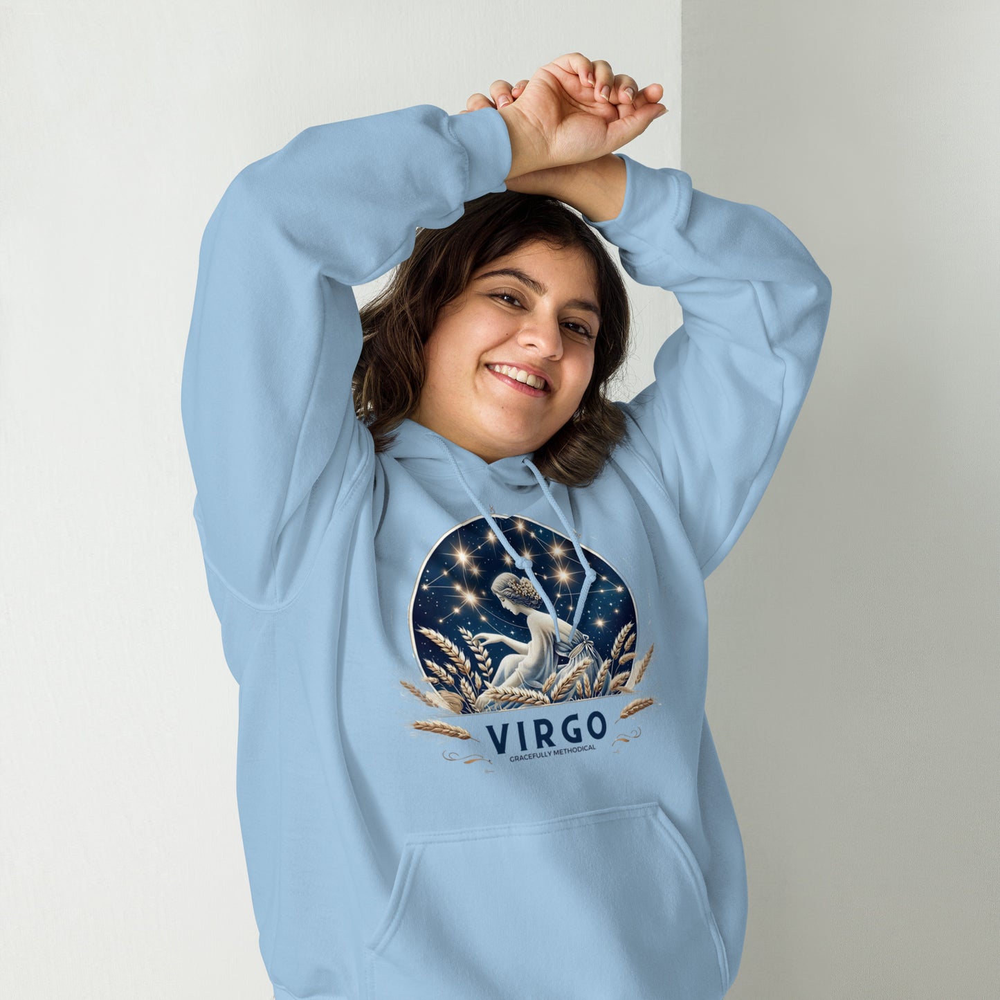 Unisex Virgo Harvest Moon Hoodie – A Tribute to Diligent Souls