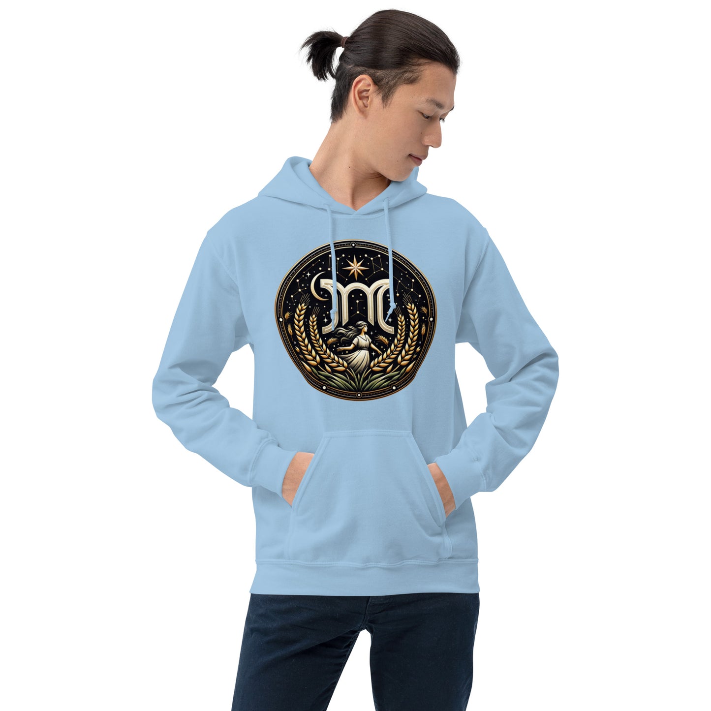 Unisex Virgo Starry Wisdom Crewneck – Embrace Your Inner Sage