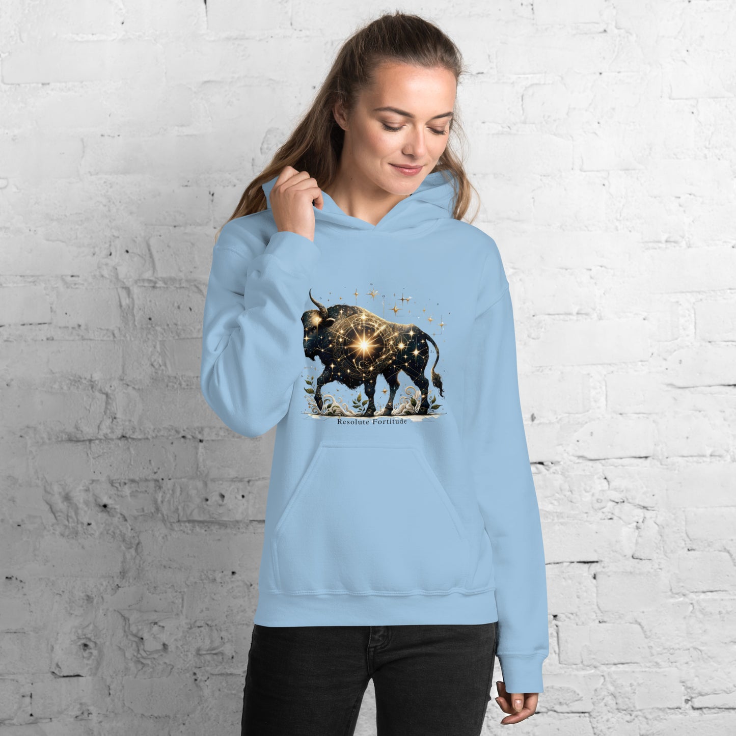 Unisex Celestial Taurus Hoodie - Cosmic Strength