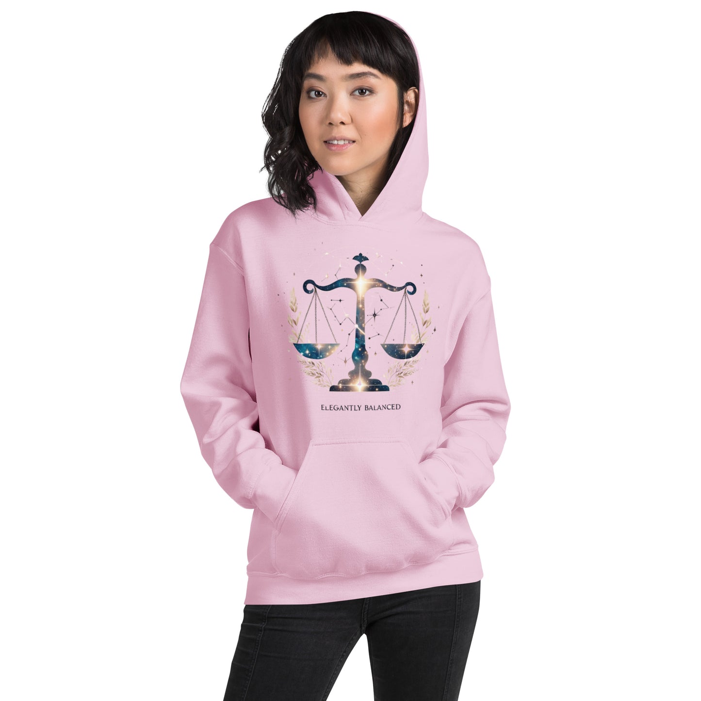 Unisex Libra Hoodie - Balance and Beauty in Harmony