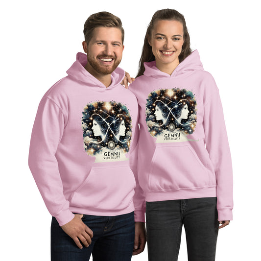 Unisex Versatile Gemini Hoodie – Embrace the Adaptive Power of the Twins